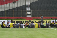 Reunião no treino