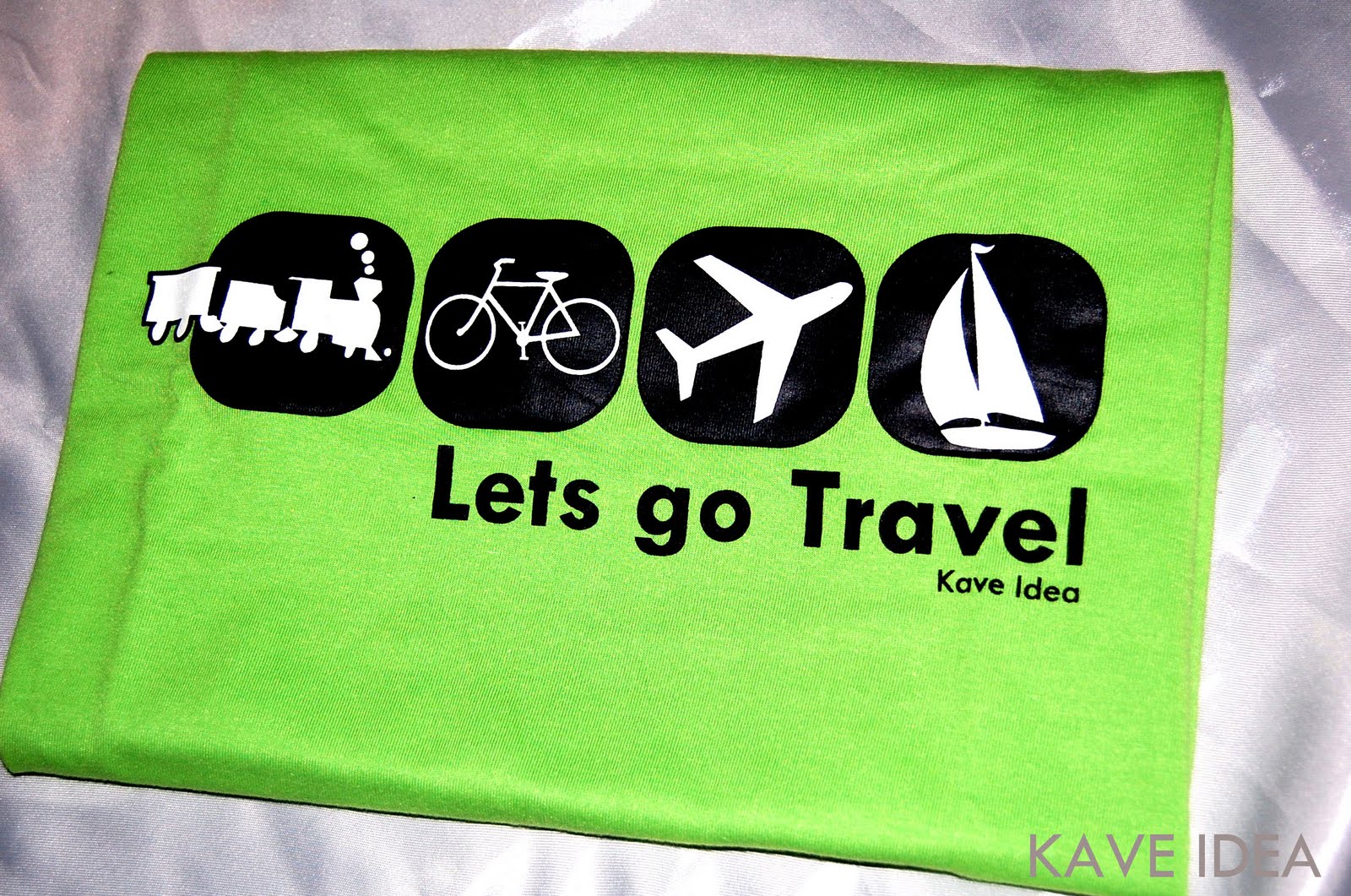 Kave idea Lets Go Travel Tshirt