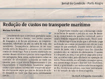 Redução dos custos do transporte marítimo