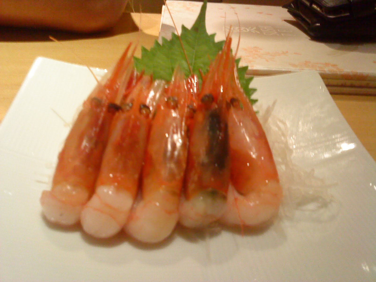 amaebi sashimi