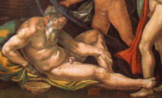 Alberti S Window Sistine Chapel Noah And Adam