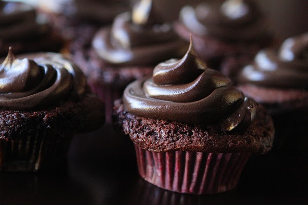 Nan's Recipe Spot Brownie Batter Chocolate Fudge Cupcakes