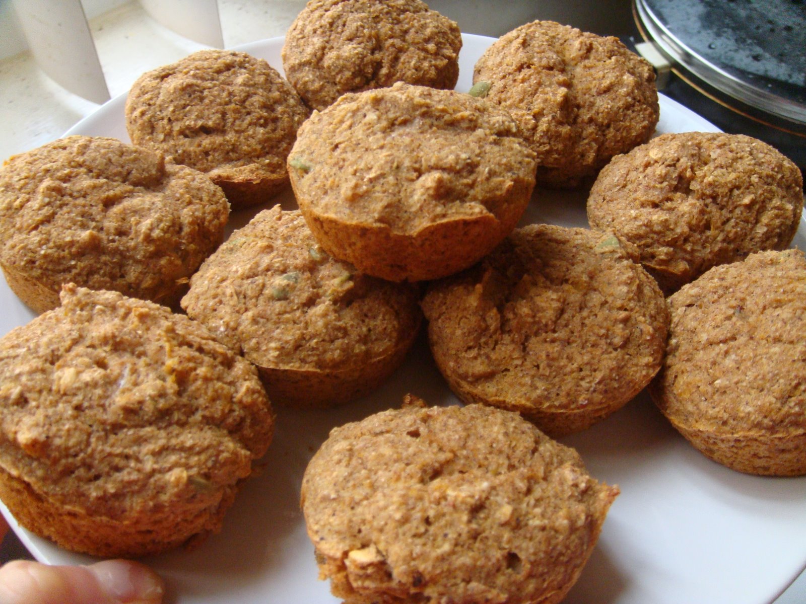 easy pumpkin muffin Balance, Joy and Delicias