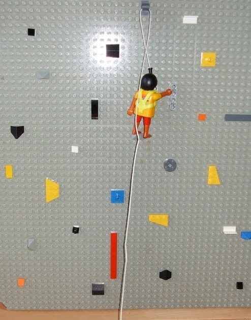 lego climbing wall