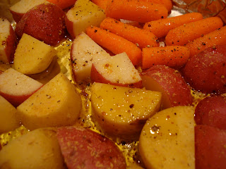 Close up of vegetables in pan
