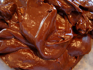 Close up of Raw Vegan Chocolate Mousse