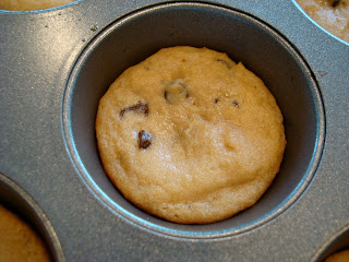 Close up of baked cookie dough