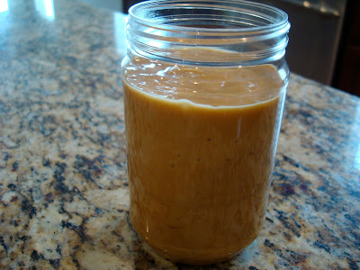 Glass jar of Peanut Sauce