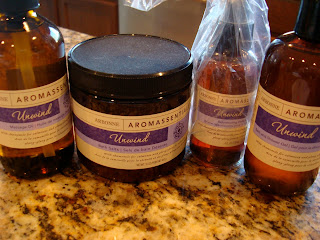 Arbonne Aromassentials bath products