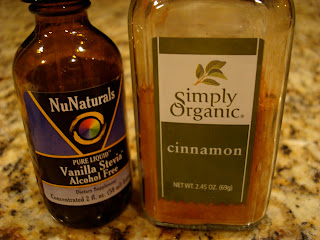 Bottles of Stevia and Cinnamon