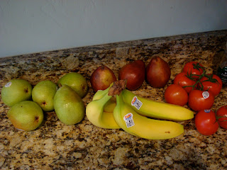 Various produce on countertop