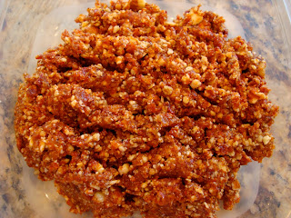 Raw Vegan Taco Nut "Meat" in container