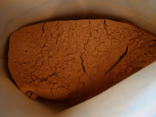 Inside bag showing cinnamon powder