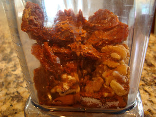Raw Vegan Taco Nut "Meat" in blender