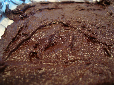 Close up of Raw Vegan Girl Scout "Thin Mint"-Inspired Fudge mixture