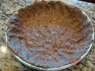 Crust pressed into bowl and up the sides