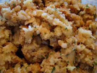 Close up of Homemade Stuffing