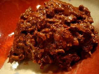 Close up of Raw Vegan Chocolate Snowball in bowl
