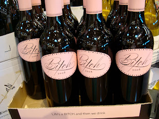 Bitch Grenache wine bottles