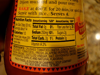 Nutrition Facts on Pineapple Salsa