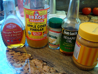 Ingredients to make 2-Minute Peanut Sauce 