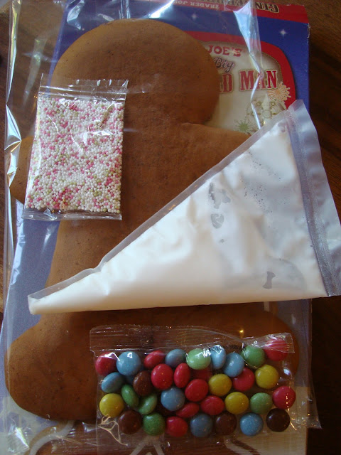 Items taken out of Gingerbread Man Kit