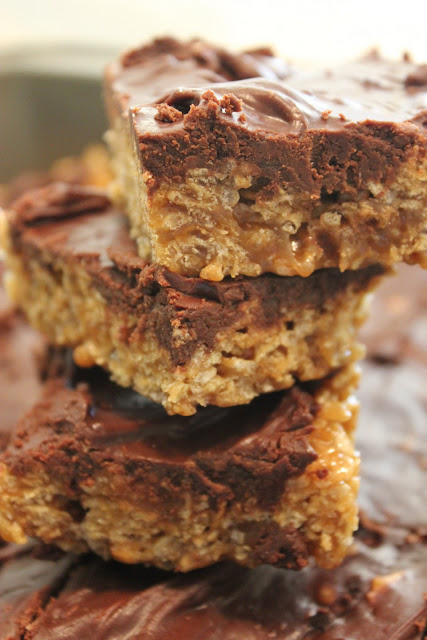 Close up stacked Special K Bars