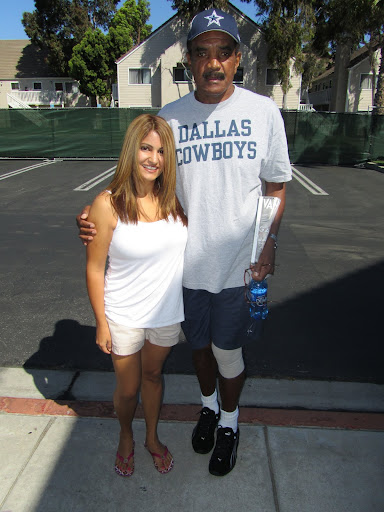 Calvin Hill at Dallas Cowboys training camp in Oxnard, CA