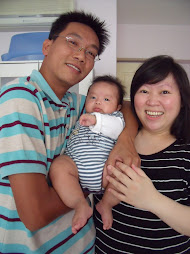 Happy Family in Stripes