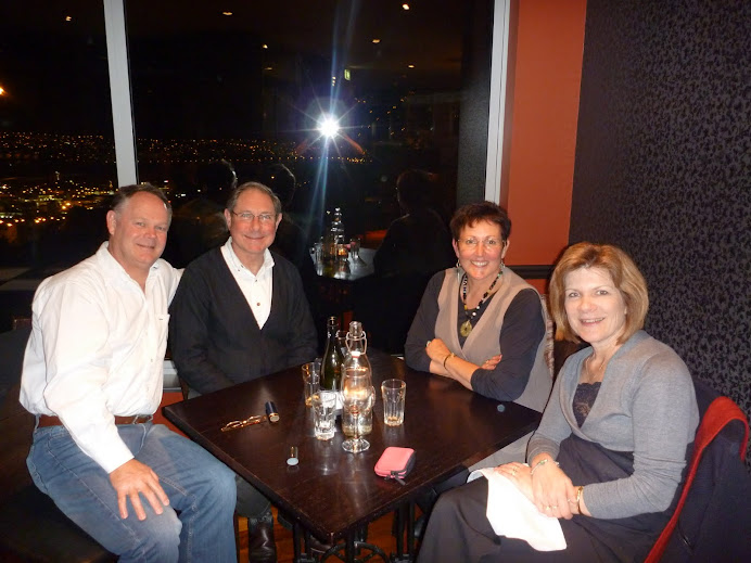 Dinner in Dunedin with Darrell and Karen