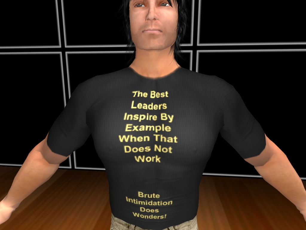 TNC Totally Naughty Clothes TNC Arrogance Tee Shirt 50L