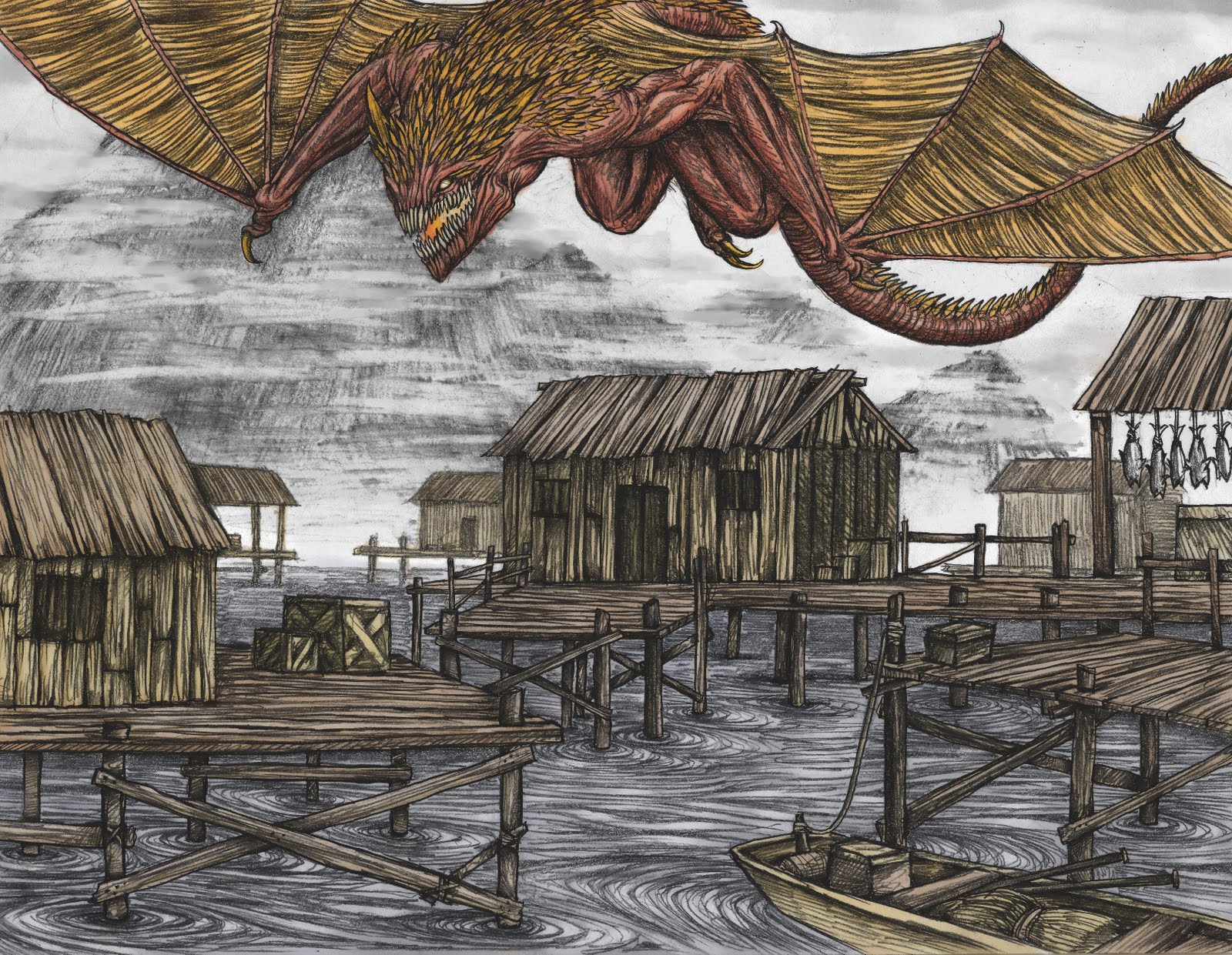 Monstrous and Free Esgaroth Under Siege