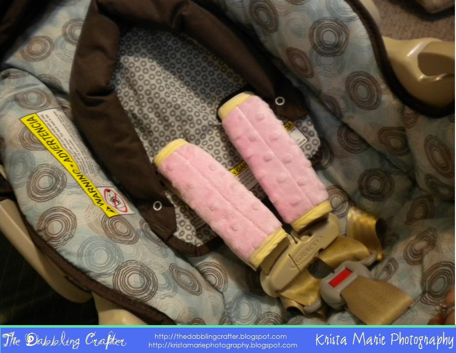 DIY Wednesday Reversible Car Seat/Seat Belt Strap Covers The