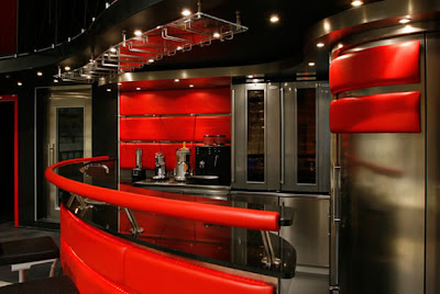 Romantic Interior Design Of Cocktail Bar Discotheque