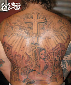 Tatuagens Femininas Heaven And Hell Tattoos Designs