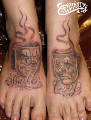 free laugh now cry later tattoo designs. dog tattoo images immortal images