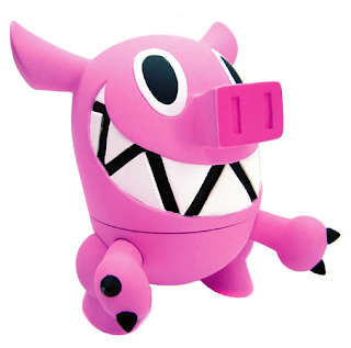 cerdito rosa de diseño japonés