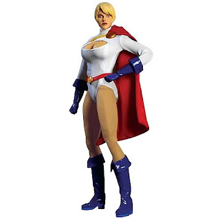 power girl y sus grandes pechos