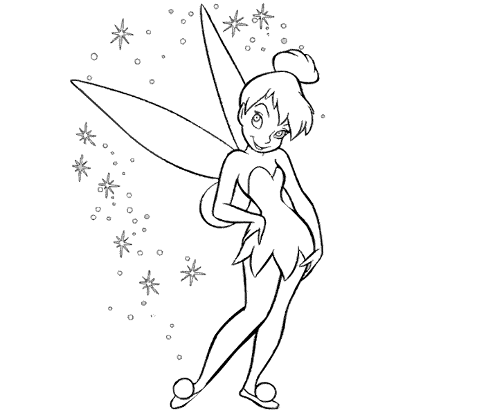 Disney Tinkerbell Coloring Pages
