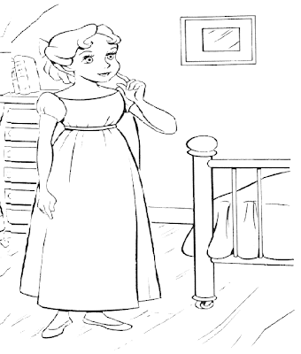 Peter Pan Wendy Coloring Pages
