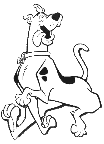 Coloring Pages  Kids on Scooby Doo Dog   Animal Coloring Pages For Kids