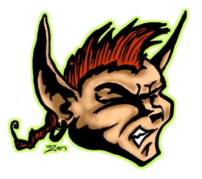 Evil Graffiti Character