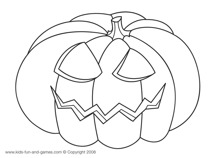 Halloween Coloring Pages | Free World Pics