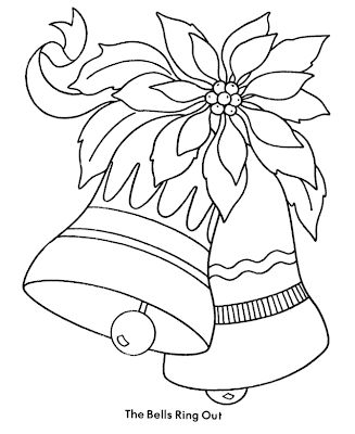 Smurf Coloring Pages on Christmas Bells Coloring Pages Hollyday Christmas