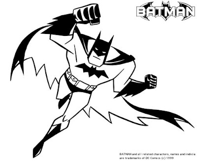 Batman Coloring Pages on Faris Colouring Pages