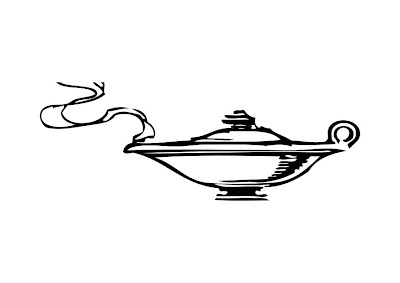 Aladdin Genie Lamp Coloring