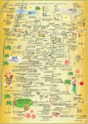 Images And Places Pictures Info Bali Map Ubud Ubud Bali Maps In Anese