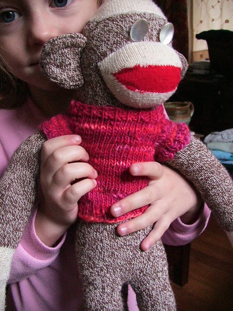 Delaneys Duds: Sock Monkey Sweater Pattern