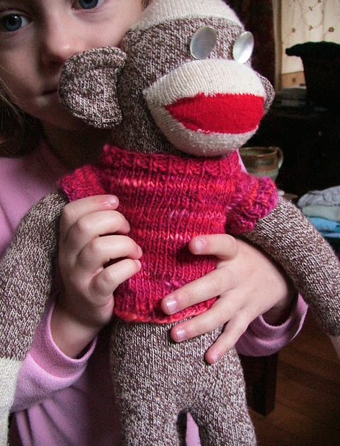 Delaney’s Duds: Sock Monkey Sweater Pattern