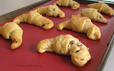 Chocolate, Coconut and Pecan Crescent Rolls